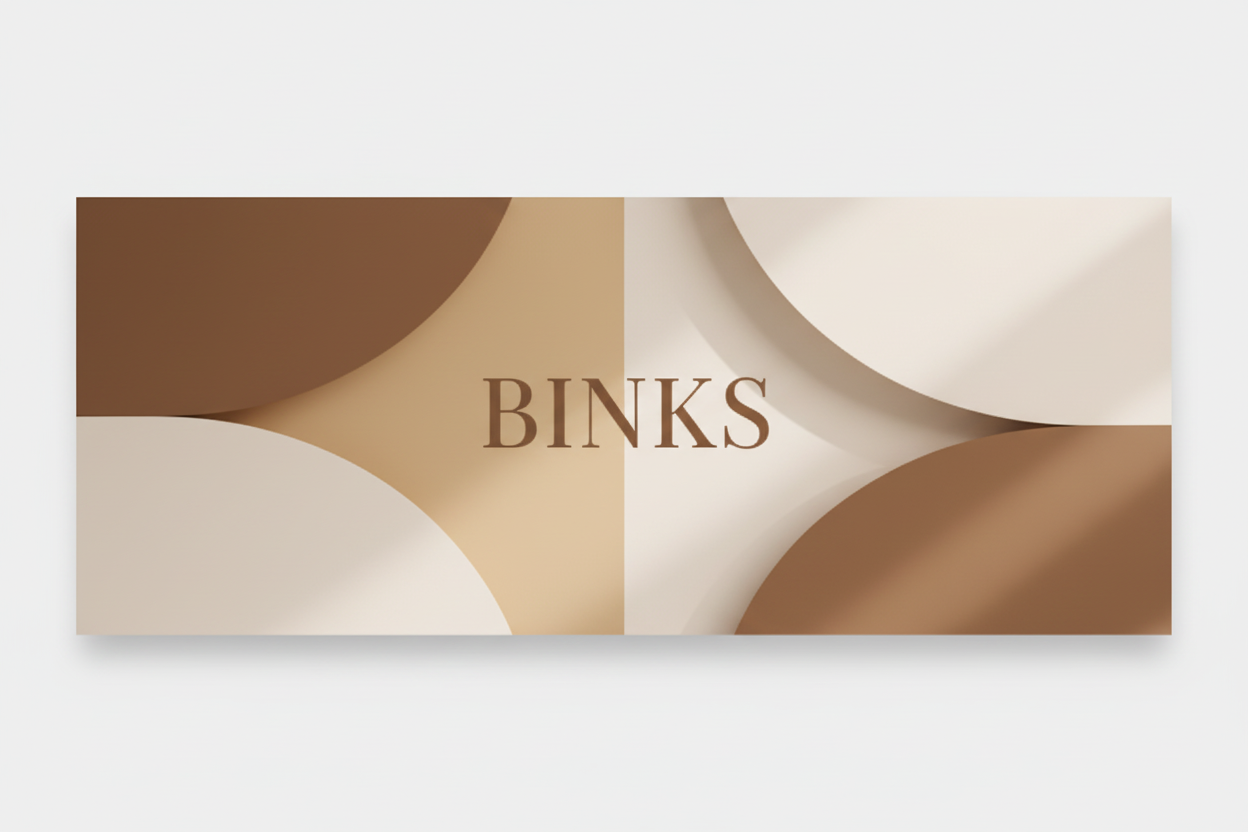 supprimer le texte au milieur et laisse seullment le BINKS 